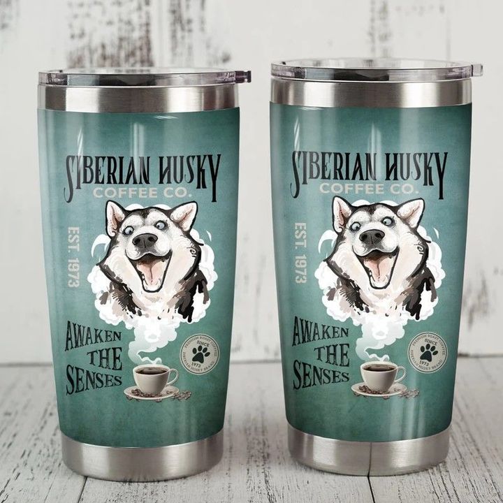 Personalized  Husky Dog XL1203621CL Tumbler