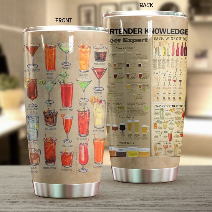 Personalized  Bartender Knowledge XL1203178CL Tumbler