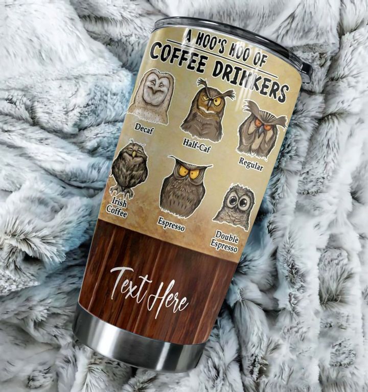 Personalized  Owl Coffee XL1203579CL Tumbler