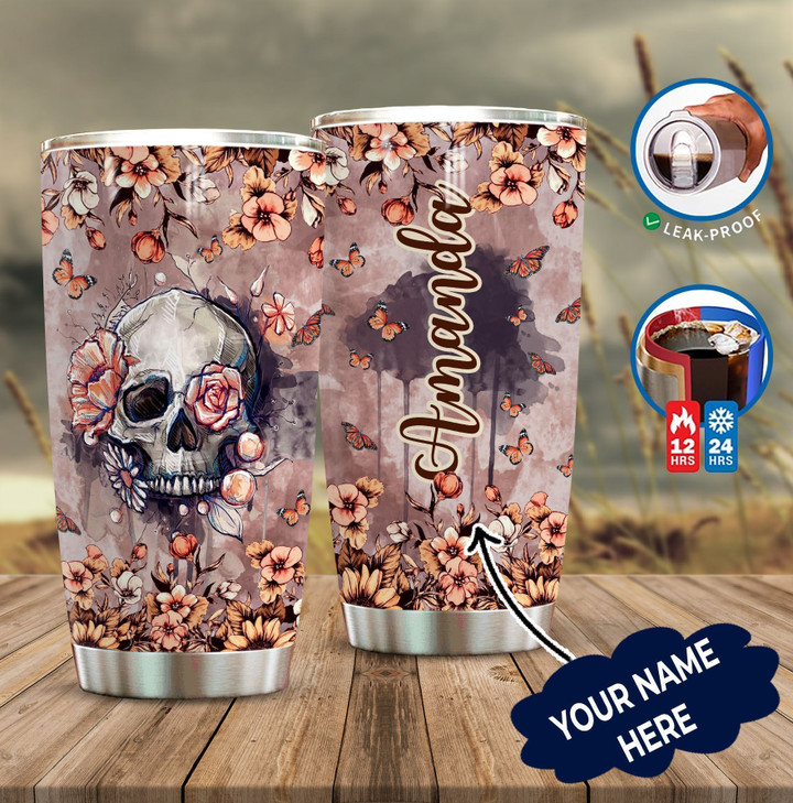 Personalized  Skull XL1203533CL Tumbler