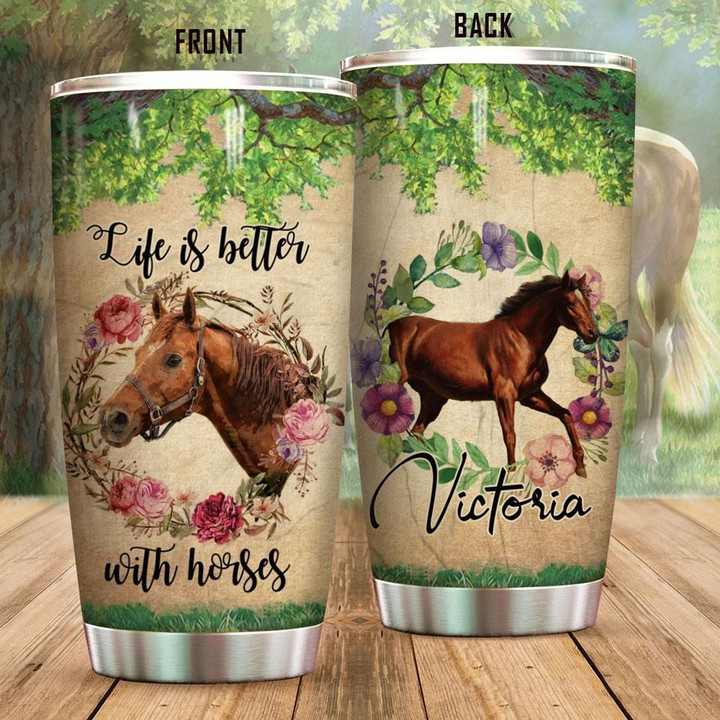 Personalized  Horse XL1203351CL Tumbler