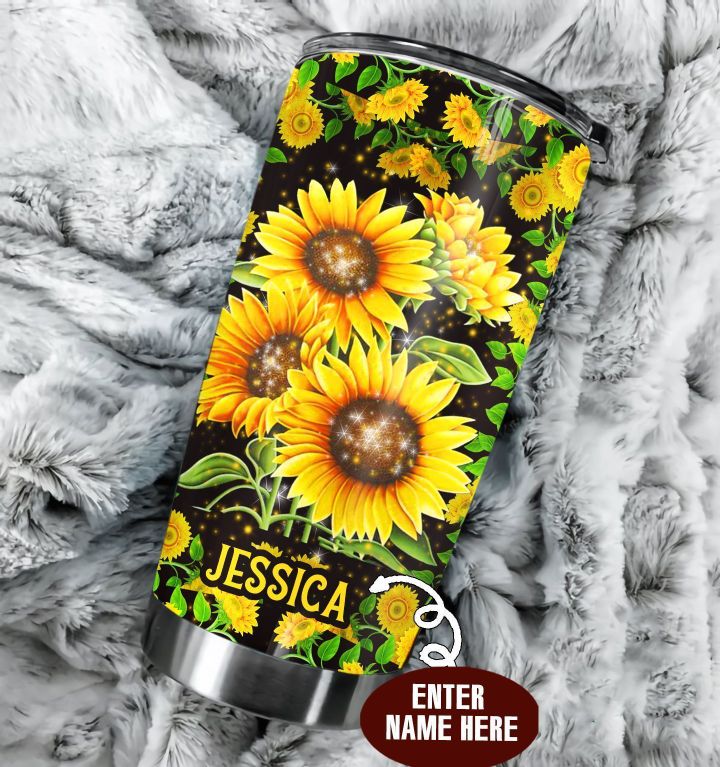 Personalized  Sunflower XL1203660CL Tumbler