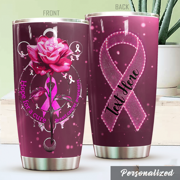 Personalized Breast Cancer Awareness YQ0502147CL Tumbler