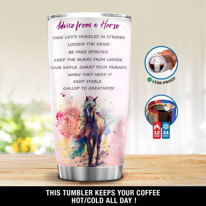 Personalized Advice Frome A Horse XA2101303CL Tumbler