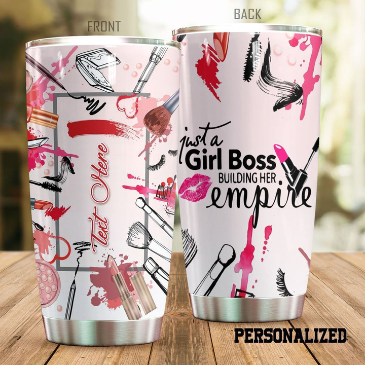 Personalized Makeup Just A Girl Boss YQ0402210CL Tumbler