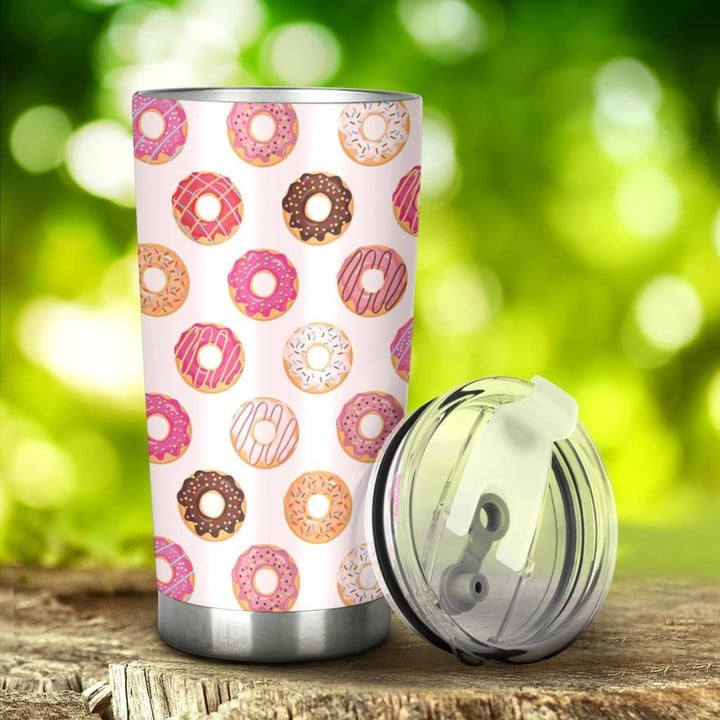 Personalized Colorful Donut Pattern NC1111691CL Tumbler