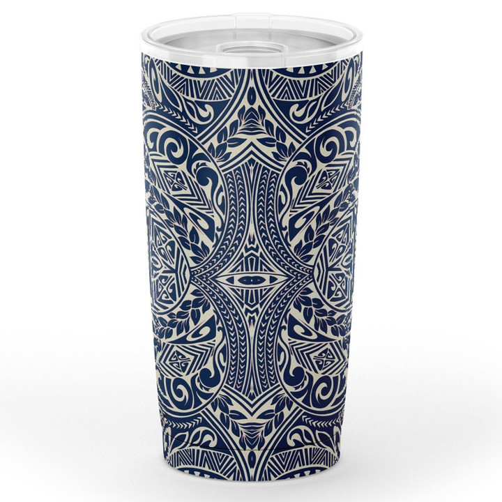 Personalized Hawaii Polynesian Culture Blue White YW2002253CL Tumbler