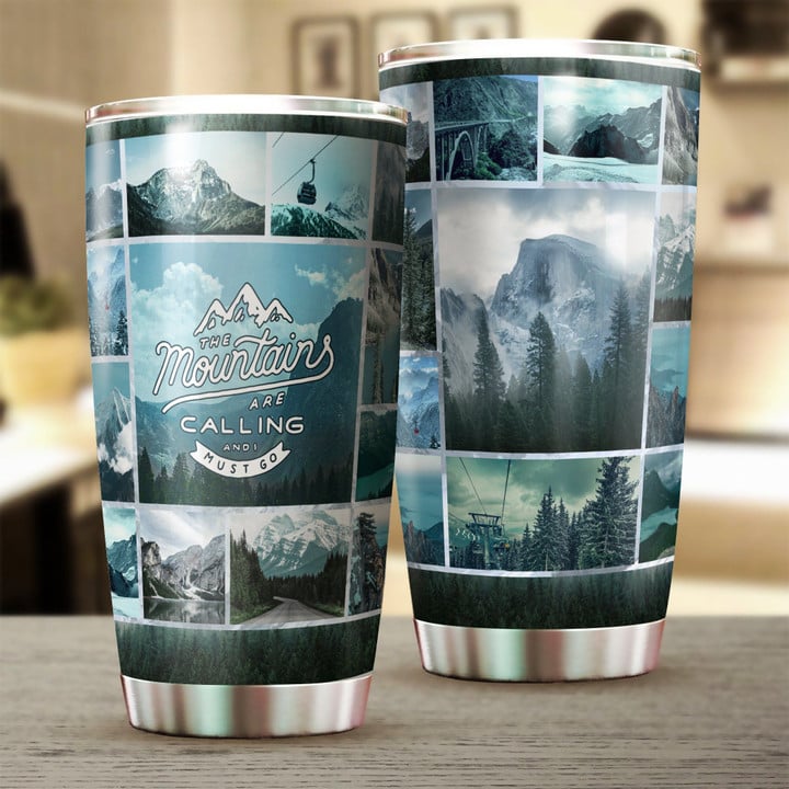 Personalized The Mountains Are Calling YW1301199CL Tumbler