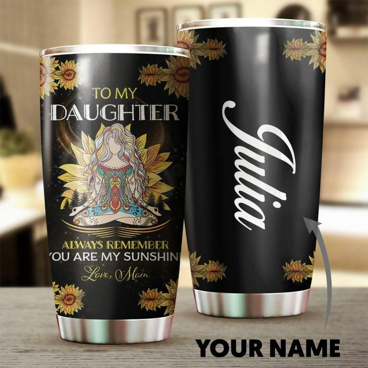 Personalized Daughter Sunflower YU0602553CL Tumbler