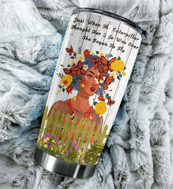 Personalized Butterfly She Began To Fly YQ1902178CL Tumbler