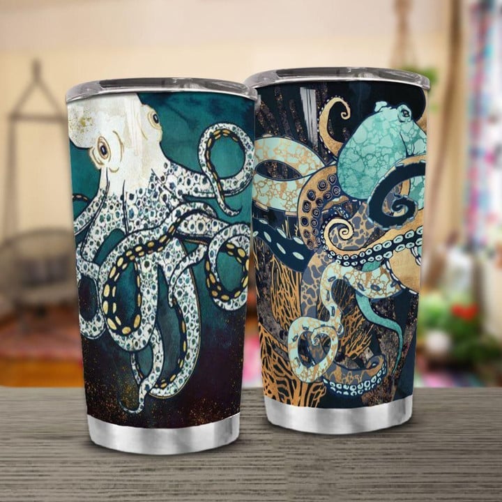 Personalized Octopus Shapire Ocean TH3012014CL Tumbler