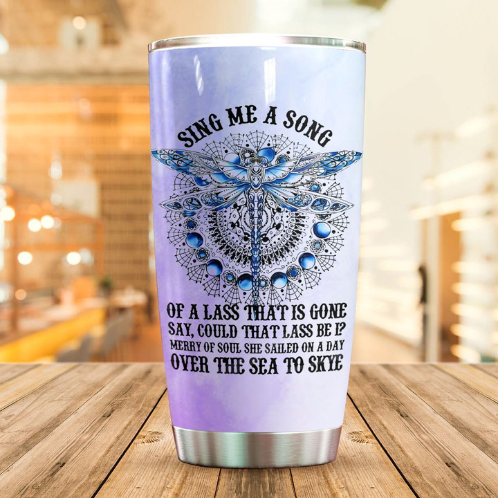 Personalized Dragonfly Sing Me A Song Dragonfly YQ2002633CL Tumbler