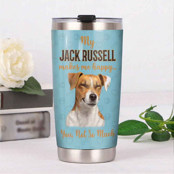 Personalized Jack Russell Terrier Dog TH1911624CL Tumbler