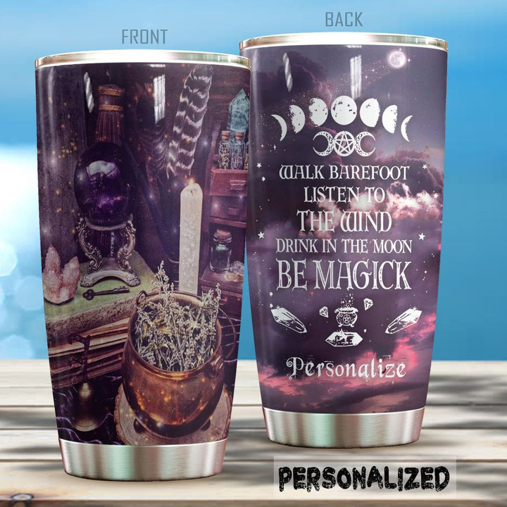 Personalized Wicca Walk Barefoot YQ0502430CL Tumbler