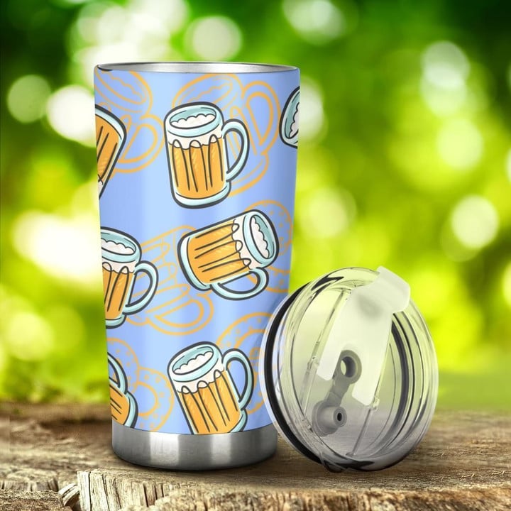 Personalized Beer Pattern NC1211533CL Tumbler