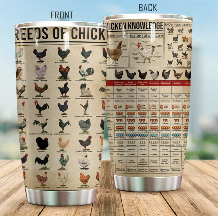 Personalized Chicken Knowledge YQ1901238CL Tumbler