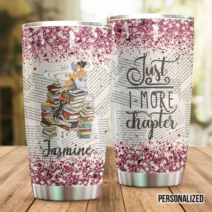 Personalized Reading Just One More Chapter NC1311588CL Tumbler