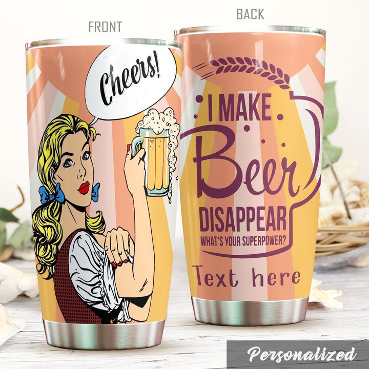 Personalized Beer Is Addicted To Me YQ0502177CL Tumbler
