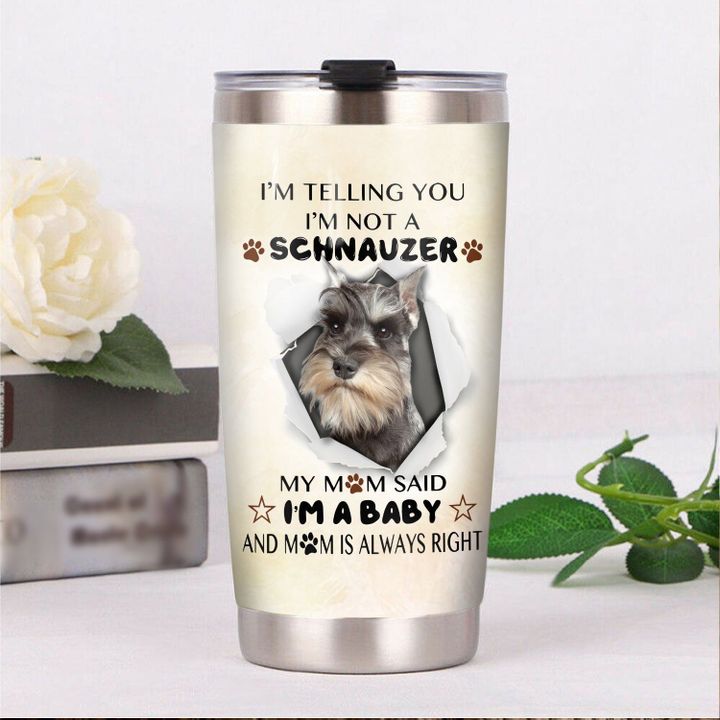 Personalized Schnauzer Dog YW0901255CL Tumbler