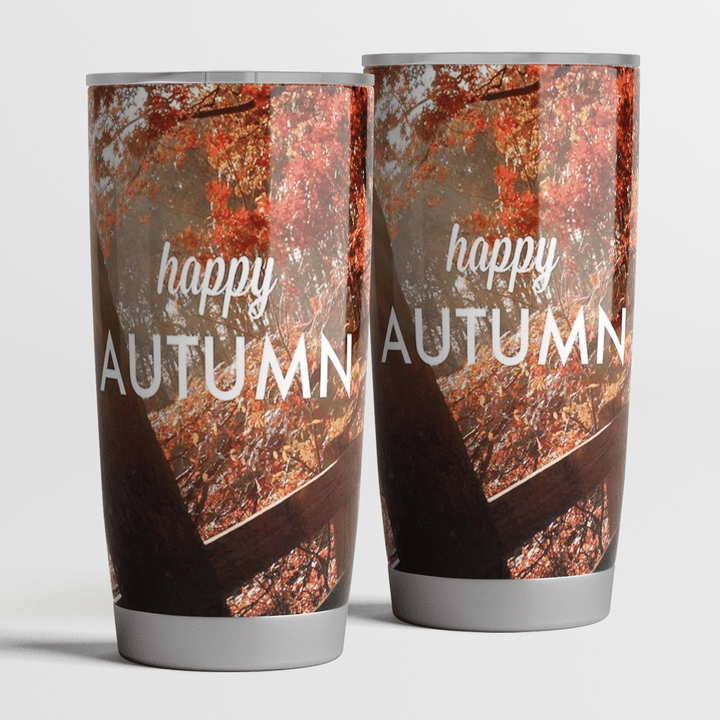 Personalized Happy Autumn Mood Day NC1611019CL Tumbler