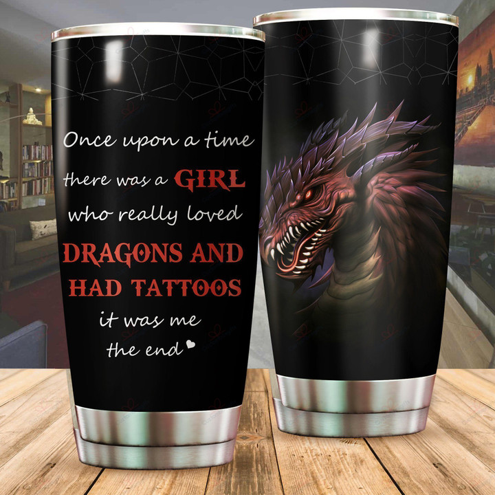Personalized Dragon Once Upon A Time YQ0602255CL Tumbler