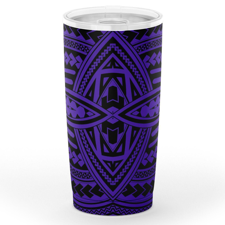 Personalized Hawaii Polynesian Seamless Violet YW2002343CL Tumbler