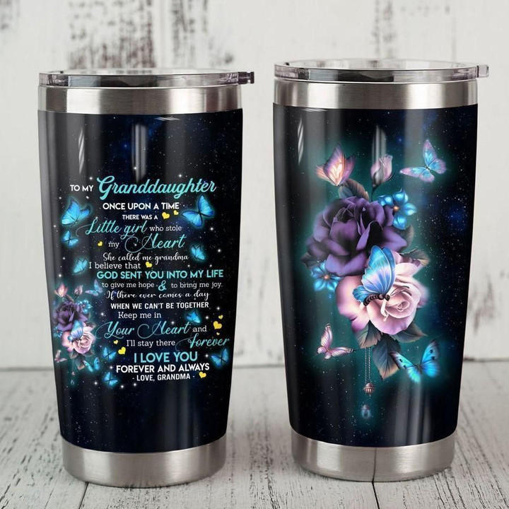 Personalized To My Granddaugter Butterfly XA1901444CL Tumbler