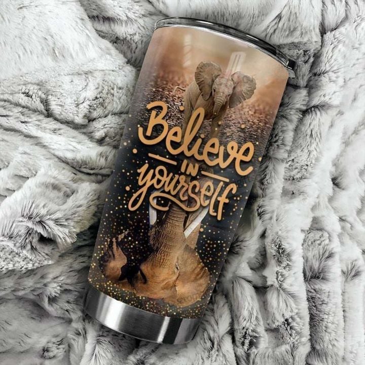 Personalized Elephant Believe In Yourself YQ1902110CL Tumbler