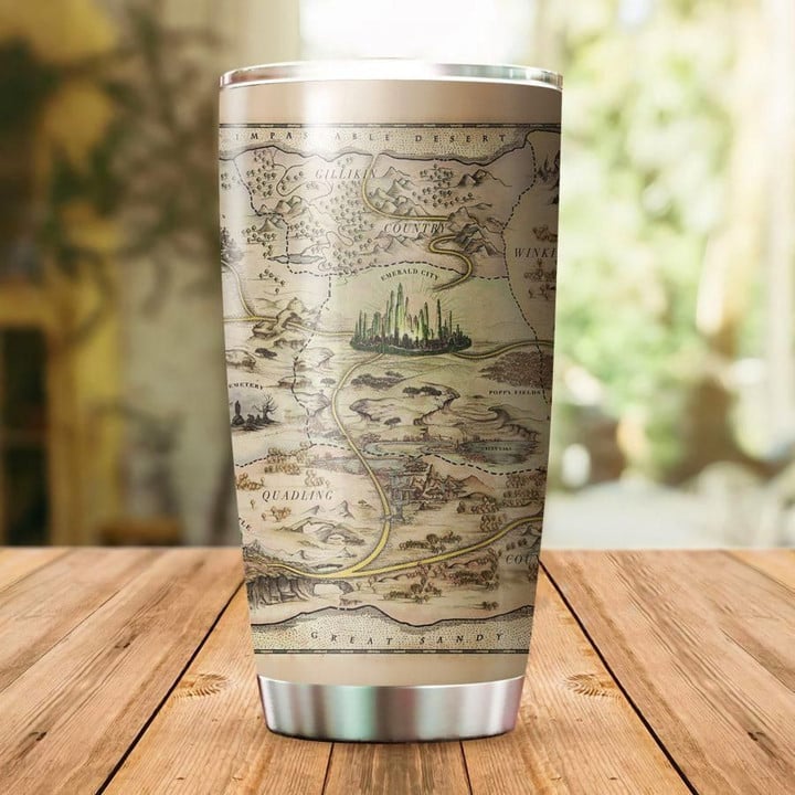 Personalized Map YU0602535CL Tumbler