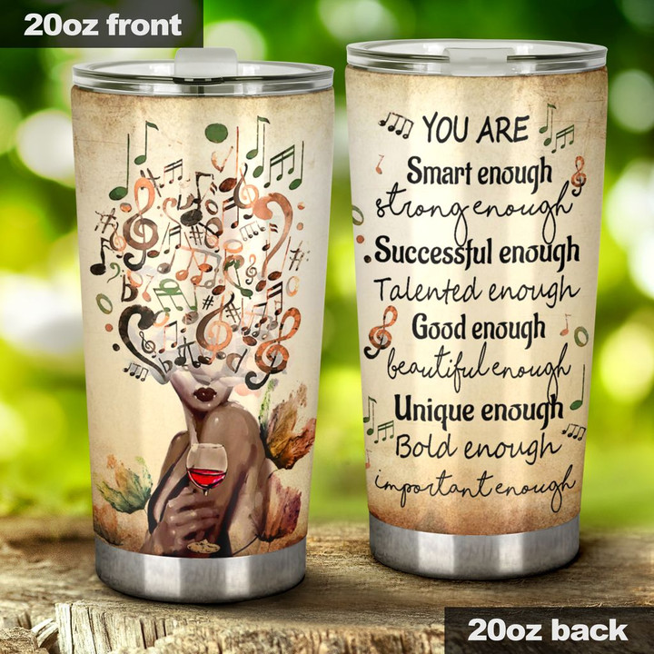 Personalized You Are Enough Girl YW2101698CL Tumbler