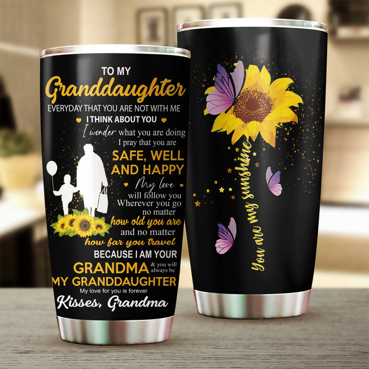 Personalized To My Granddaughter XA0102085CL Tumbler