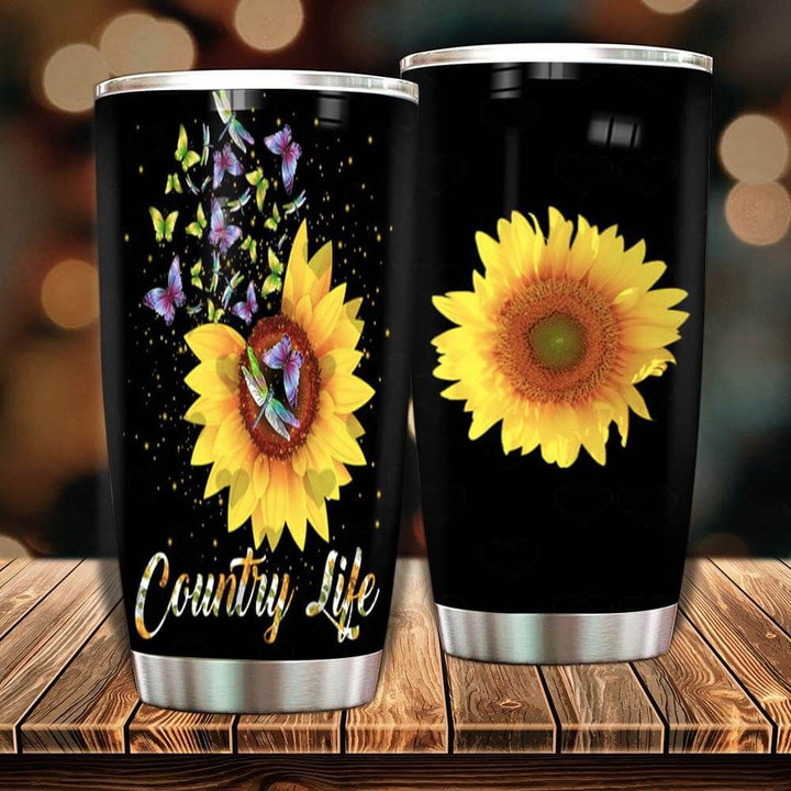 Personalized Countiy Life And Sunflower XA0302416CL Tumbler