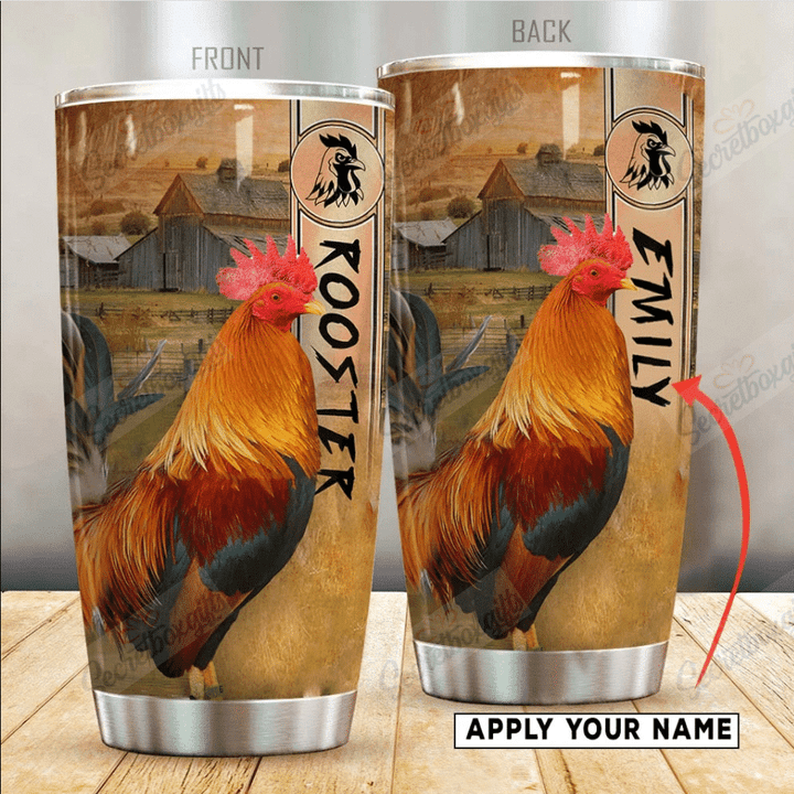 Personalized Rooster Rooster LD1310134CL Tumbler