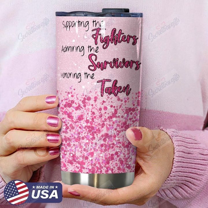 Personalized Pink Fighter LD0310856CL Tumbler