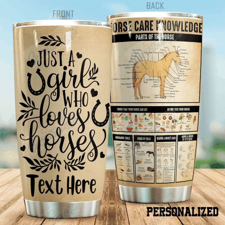 Personalized Horse Care Knowledge NC0910466CL Tumbler