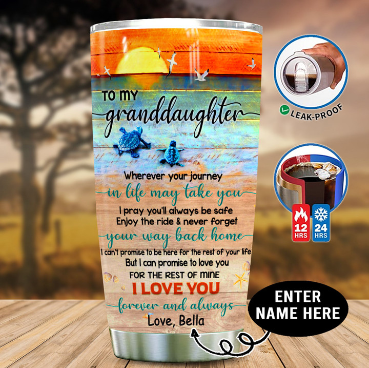 Turtle Personalized BBB101006NB Tumbler