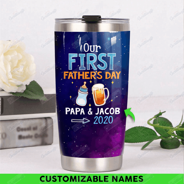 Personalized Our First Father's Day DT1709014CL Tumbler