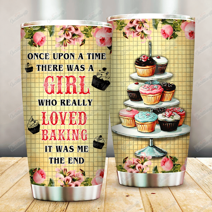 Personalized Once Upon A Time There Is A Girl Baking VT2309188CL Tumbler