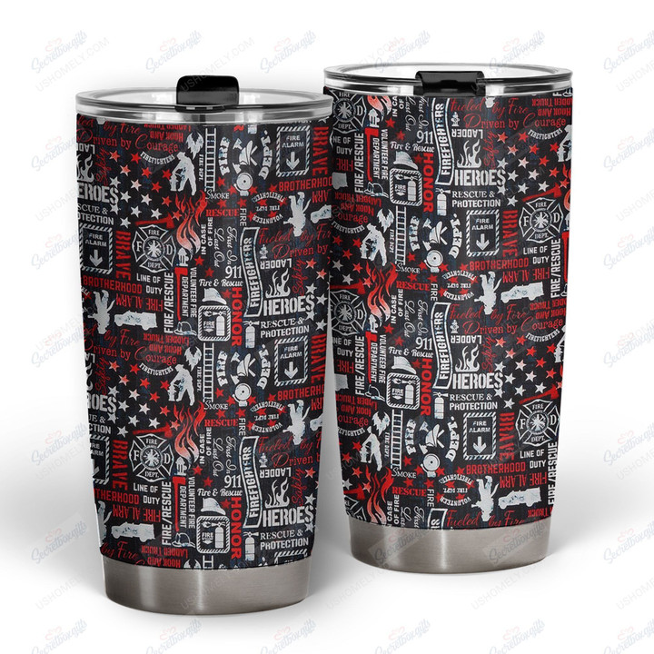 Personalize Firefighter AM2409257CL Tumbler