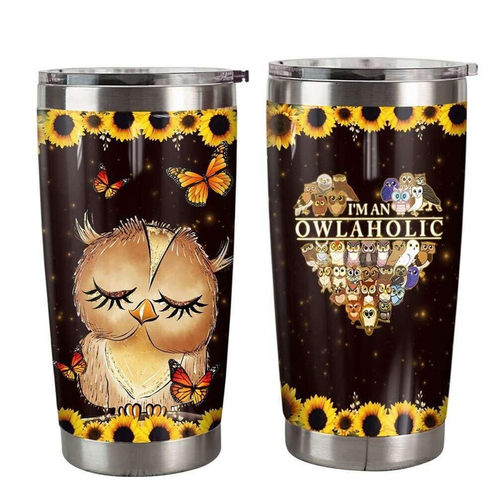 Personalized I Am An Owlaholic LD0610093CL Tumbler