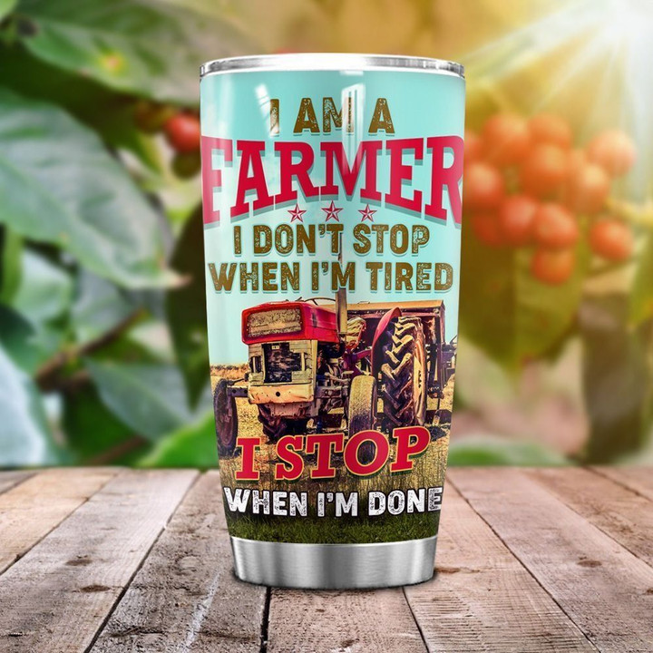 Personalized Tractor I'm A Farmer GS-NT1103HN Tumbler
