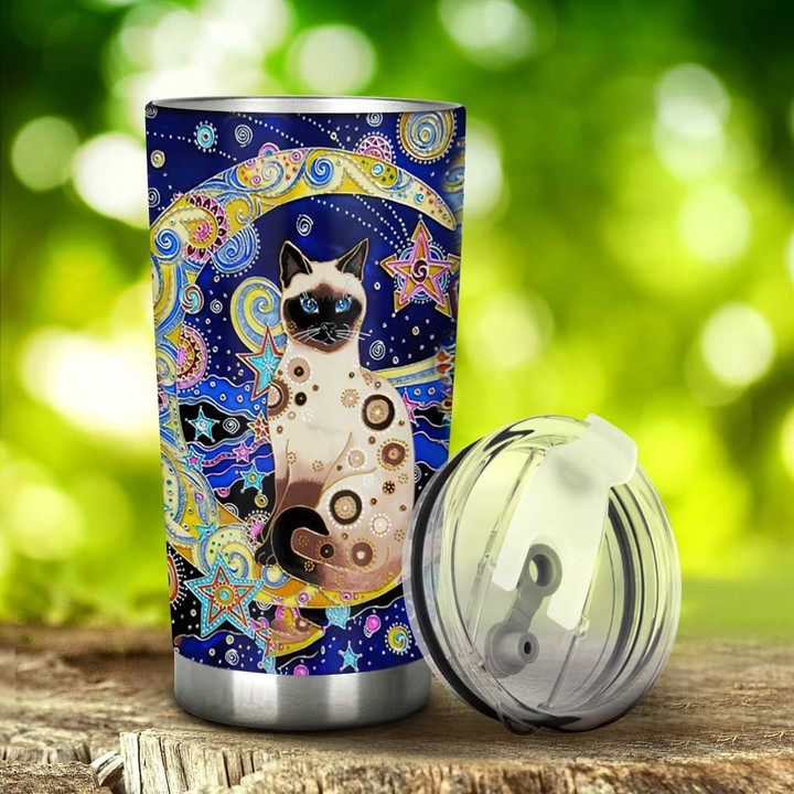 Personalized Moon Cat YW0701110CL Tumbler