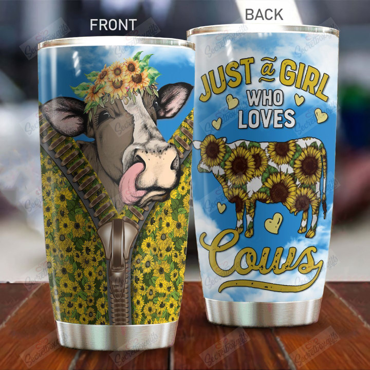 Cow Sunflower Personalized Tumbler C9B230503HD