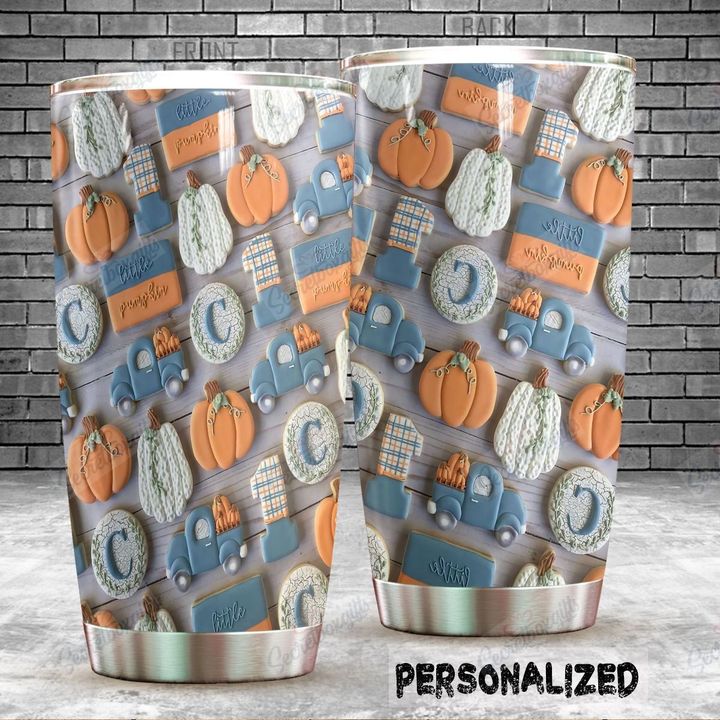 Personalized Halloween Pumpkin And Cars NC0211935CL Tumbler