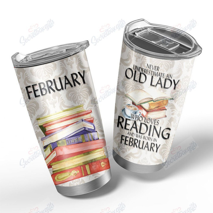 Personalized I Love Reading February AM2610231CL Tumbler