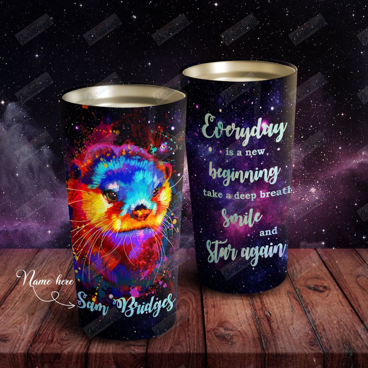 Personalized Everyday Is A New Beginning Galaxy TH0911374CL Tumbler