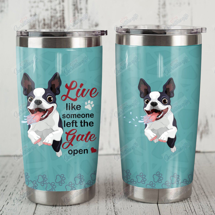Personalized Boston Terrier Dog TH0511569CL Tumbler