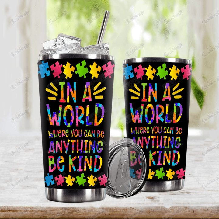 Personalized In A World Be Kind TH2610517CL Tumbler