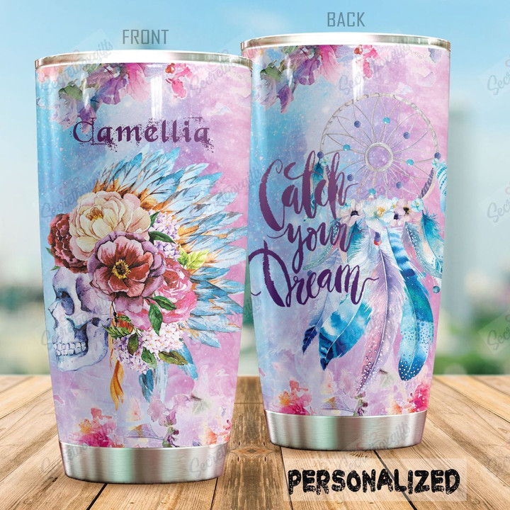 Personalized Native Hippie Catch Your Dream NC1410556CL Tumbler