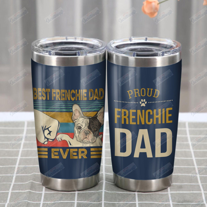 Personalized French Bulldog Dad TH1710027CL Tumbler